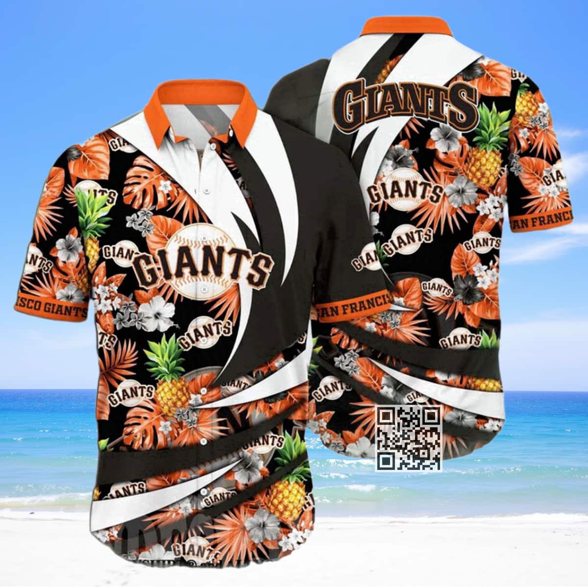 MLB San Francisco Giants Hawaiian Shirt Pineapple Pattern Summer Beach Gift MLB San Francisco Giants Hawaiian Shirt Pineapple Pattern Summer Beach Gift