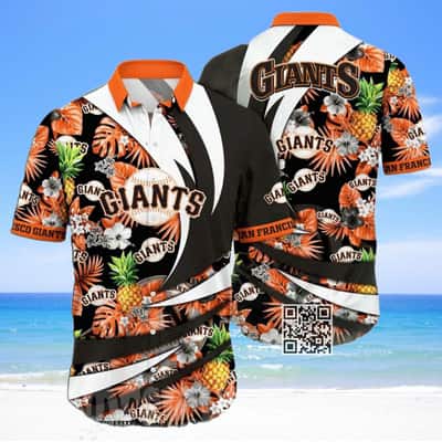 MLB San Francisco Giants Hawaiian Shirt Pineapple Pattern Summer Beach Gift