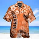 MLB San Francisco Giants Hawaiian Shirt Tropical Flower Pattern