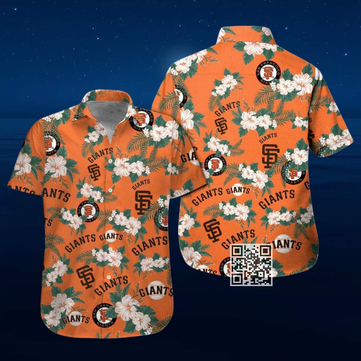 San Francisco Giants Hawaiian Shirt Hibiscus Flower Pattern Beach Lovers Gift San Francisco Giants Hawaiian Shirt Hibiscus Flower Pattern Beach Lovers Gift