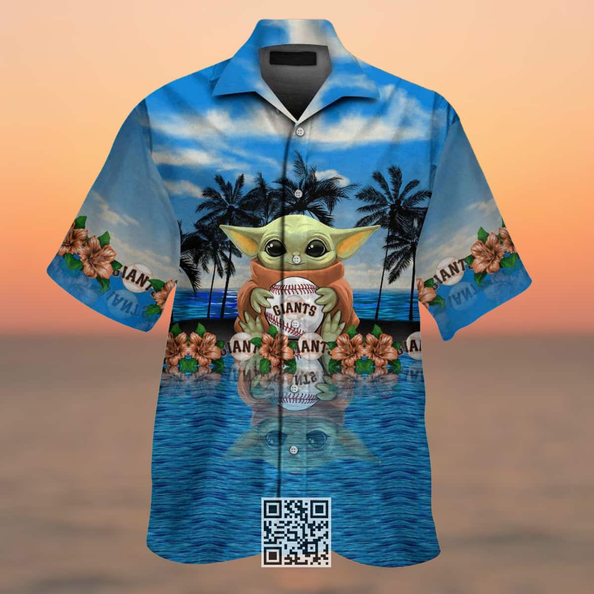 Baby Yoda Loves San Francisco Giants Hawaiian Shirt
