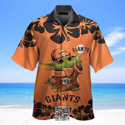 Baby Yoda MLB San Francisco Giants Hawaiian Shirt