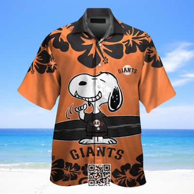 Cool Snoopy Loves San Francisco Giants Hawaiian Shirt