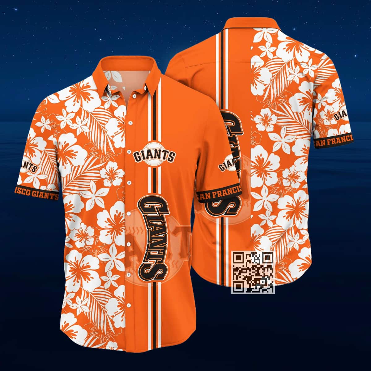 MLB San Francisco Giants Hawaiian Shirt Flower Pattern MLB San Francisco Giants Hawaiian Shirt Flower Pattern