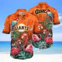 MLB San Francisco Giants Hawaiian Shirt Flamingo Pattern Best Beach Gift MLB San Francisco Giants Hawaiian Shirt Flamingo Pattern Best Beach Gift