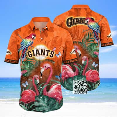 MLB San Francisco Giants Hawaiian Shirt Flamingo Pattern Best Beach Gift