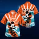 Mickey Mouse Loves San Francisco Giants Hawaiian Shirt Mickey Mouse Loves San Francisco Giants Hawaiian Shirt
