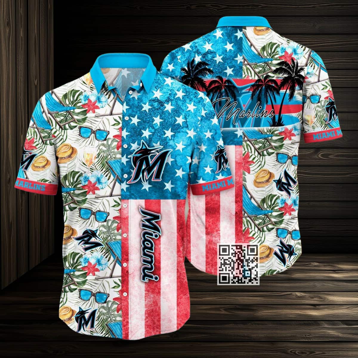 Aloha MLB Miami Marlins Hawaiian Shirt Summer Beach Gift