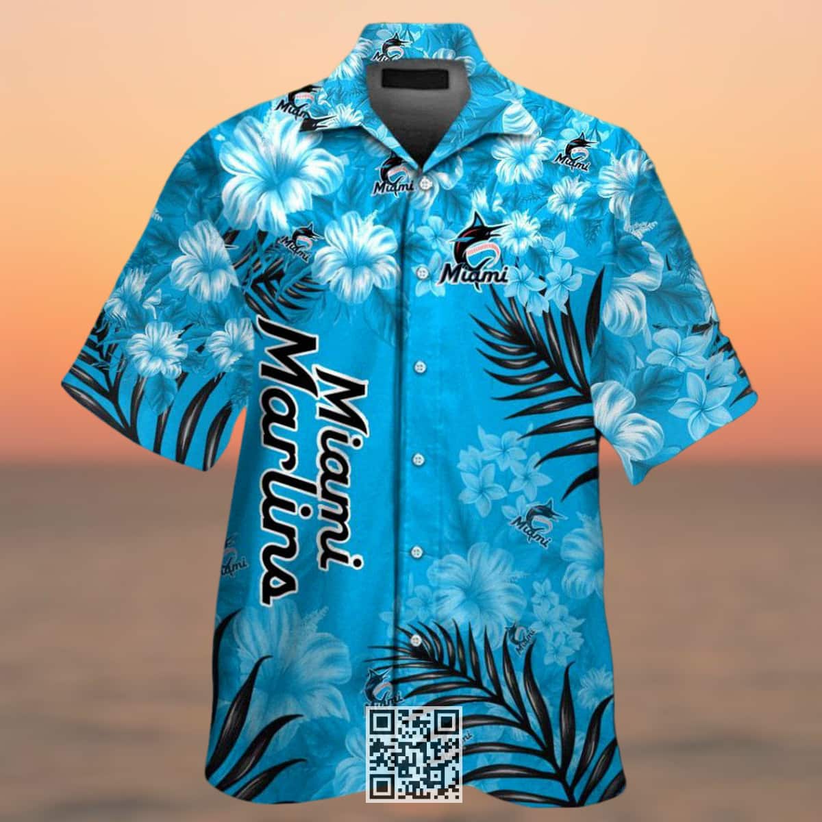 MLB Miami Marlins Hawaiian Shirt Hibiscus Pattern Gift For Beach Lovers MLB Miami Marlins Hawaiian Shirt Hibiscus Pattern Gift For Beach Lovers