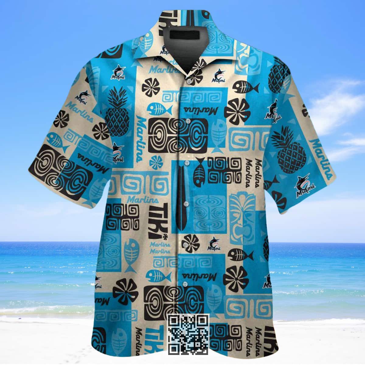 MLB Miami Marlins Hawaiian Shirt Gift For Beach Trip MLB Miami Marlins Hawaiian Shirt Gift For Beach Trip