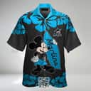 Funny Mickey Mouse Loves Miami Marlins Hawaiian Shirt Funny Mickey Mouse Loves Miami Marlins Hawaiian Shirt