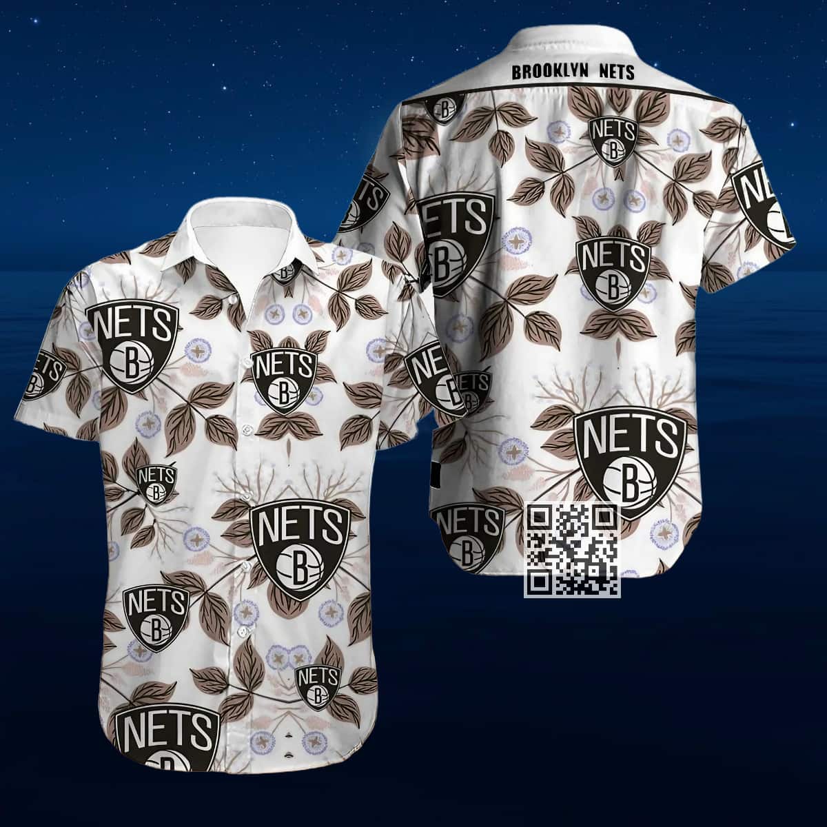 Vintage Brooklyn Nets Hawaiian Shirt Gift For Beach Lovers Vintage Brooklyn Nets Hawaiian Shirt Gift For Beach Lovers
