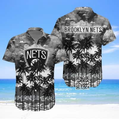 Aloha NBA Brooklyn Nets Hawaiian Shirt Tropical Sunset Aloha NBA Brooklyn Nets Hawaiian Shirt Tropical Sunset