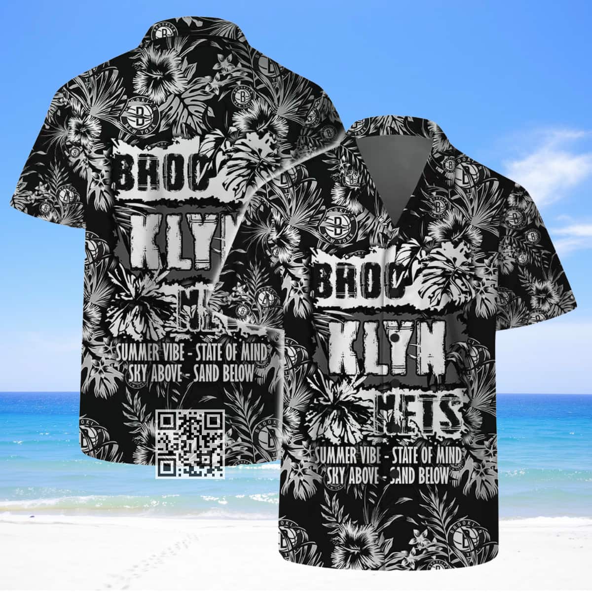 Aloha Summer Vibes NBA Brooklyn Nets Hawaiian Shirt Aloha Summer Vibes NBA Brooklyn Nets Hawaiian Shirt