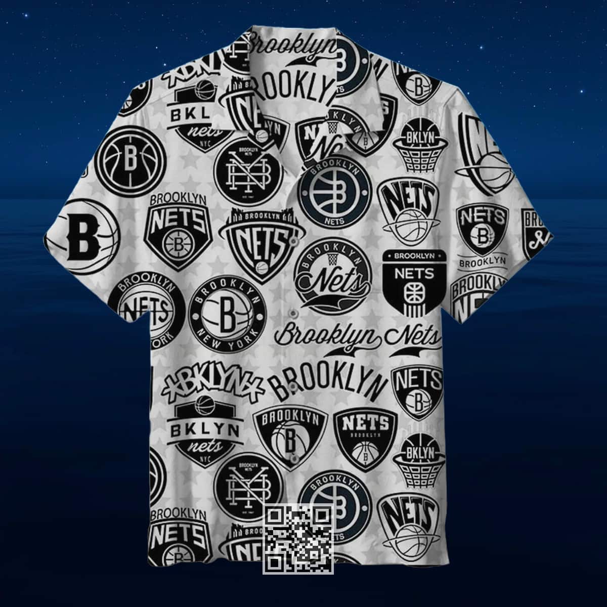 NBA Brooklyn Nets Hawaiian Shirt Iconic Logo NBA Brooklyn Nets Hawaiian Shirt Iconic Logo