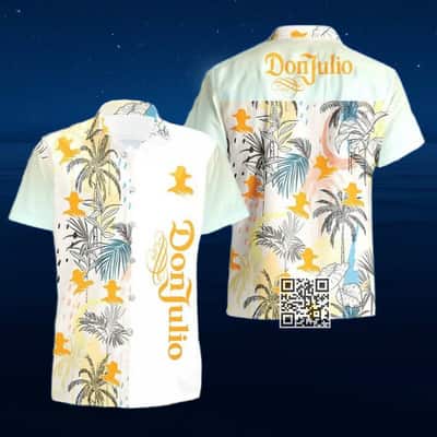 Tropical Aloha Don Julio Whisky Hawaiian Shirt Best Beach Gift