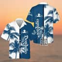 Don Julio Hawaiian Shirt Palm Tree Pattern