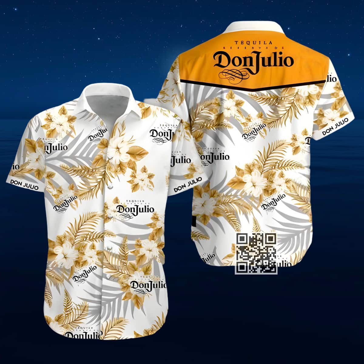 Don Julio Hawaiian Shirt Tropical Flower Pattern Don Julio Hawaiian Shirt Tropical Flower Pattern