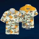 Modelo Especial Hawaiian Shirt Hibiscus Flower Palm Tree Pattern