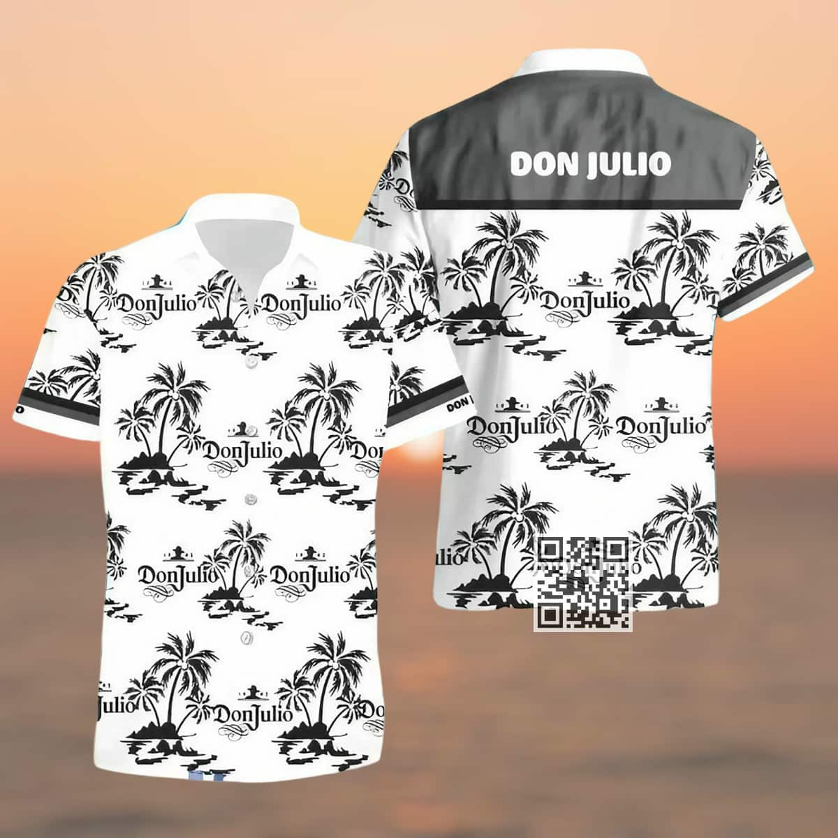 Don Julio Hawaiian Shirt Summer Beach Coconut Pattern
