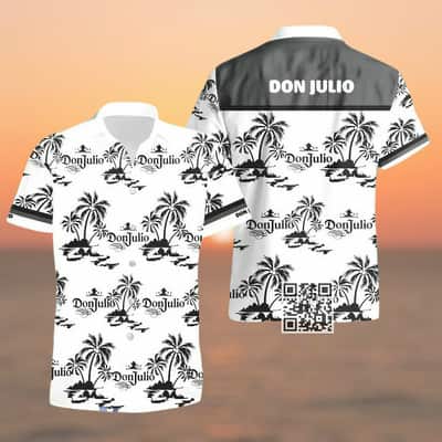Don Julio Hawaiian Shirt Summer Beach Coconut Pattern Don Julio Hawaiian Shirt Summer Beach Coconut Pattern