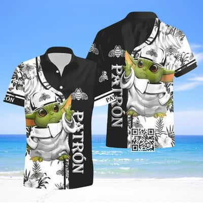 Baby Yoda Loves Don Julio Tequila Hawaiian Shirt