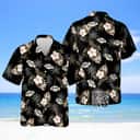 Modelo Beer Hawaiian Shirt Hibiscus Flower Pattern