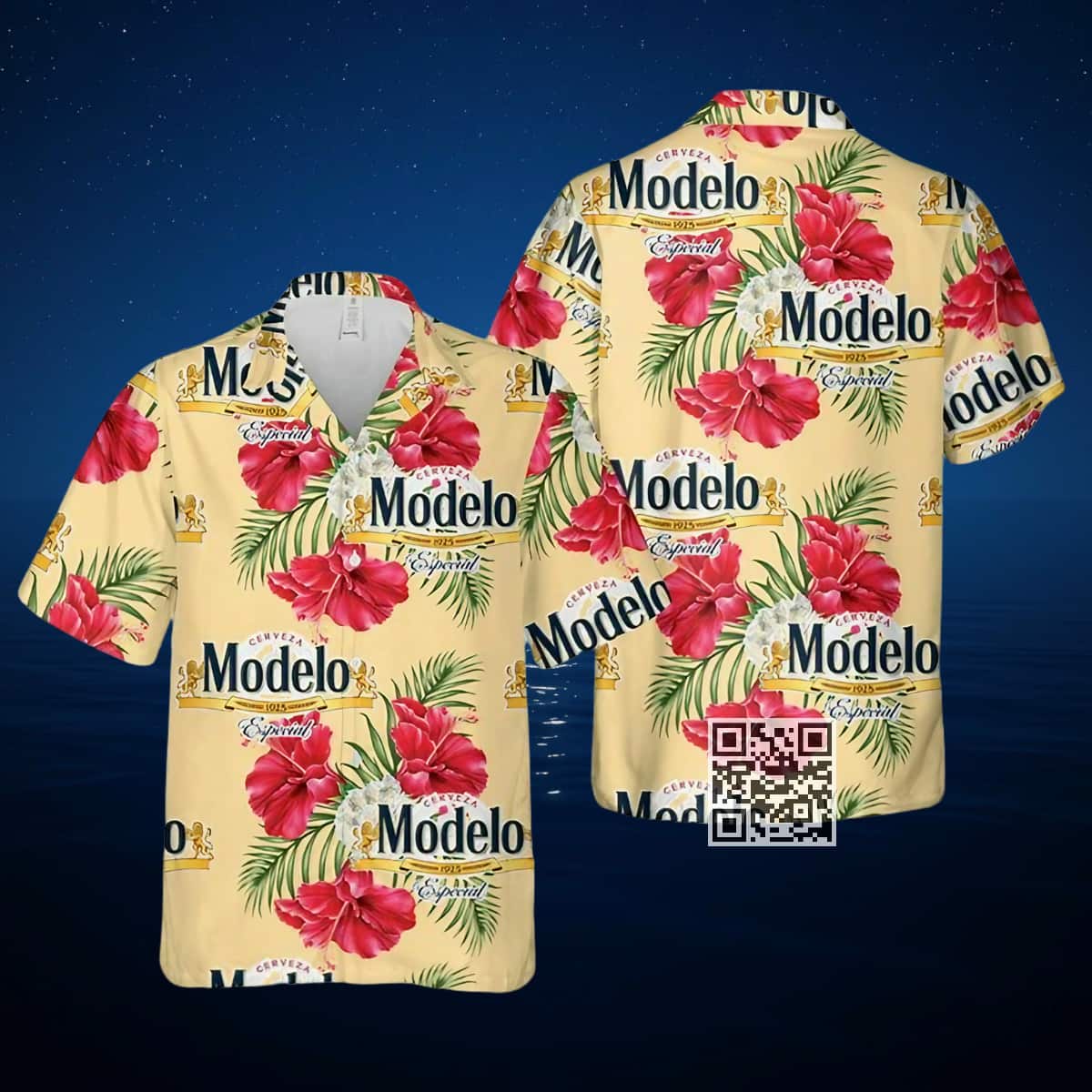 Aloha Modelo Special Beer Hawaiian Shirt Red Habicus Tropical Pattern Aloha Modelo Special Beer Hawaiian Shirt Red Habicus Tropical Pattern
