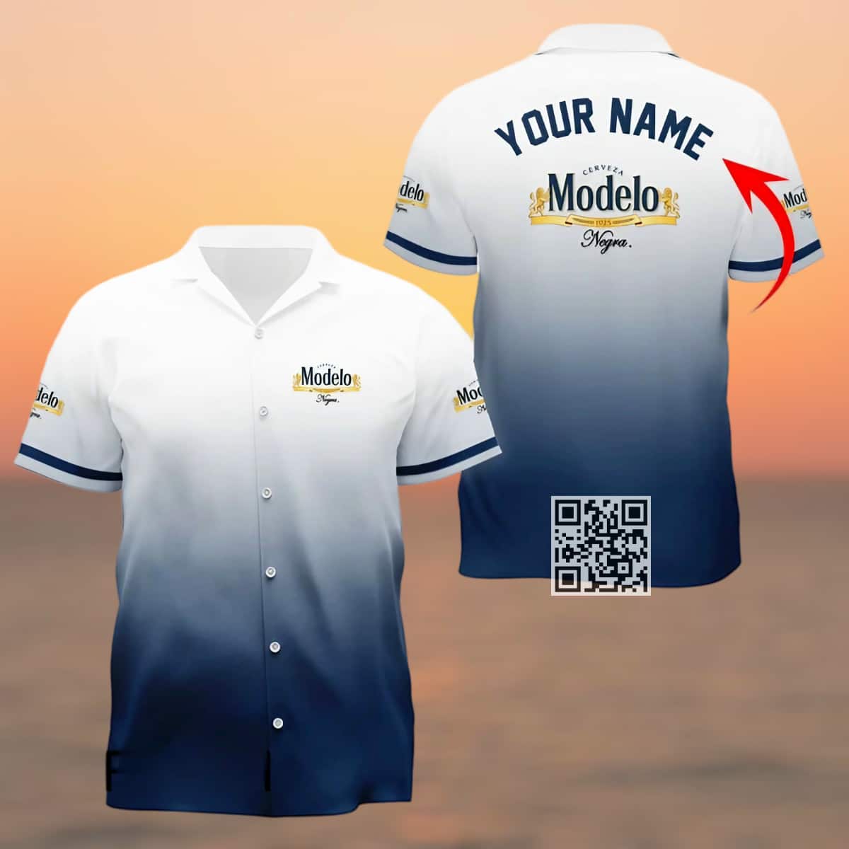 Personalized Modelo Negra Hawaiian Shirt Custom Name Personalized Modelo Negra Hawaiian Shirt Custom Name