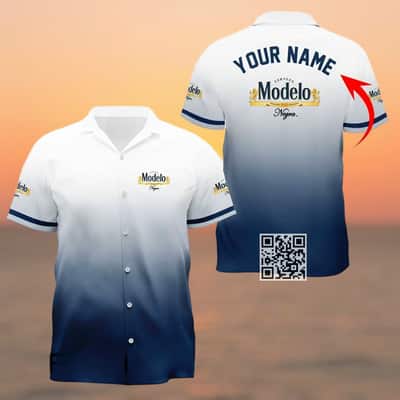 Personalized Modelo Negra Hawaiian Shirt Custom Name