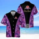 Aloha Crown Royal Whisky Hawaiian Shirt Black Purple Tropical Pattern Aloha Crown Royal Whisky Hawaiian Shirt Black Purple Tropical Pattern