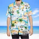 Aloha Corona Extra Hawaiian Shirt Beach Pattern