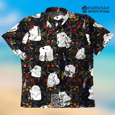Cute Wee Bear Bud Light Hawaiian Shirt Beer Lovers Gift
