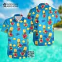 Bud Light Lemonade Beer Hawaiian Shirt Hibiscus Flowers Pattern Beach Lovers Gift