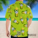 Busch Latte Beer Hawaiian Shirt Funny Corn In Sunglasses Busch Latte Beer Hawaiian Shirt Funny Corn In Sunglasses