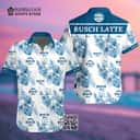 Busch Latte Beer Hawaiian Shirt Birthday Gift For Beach Lovers
