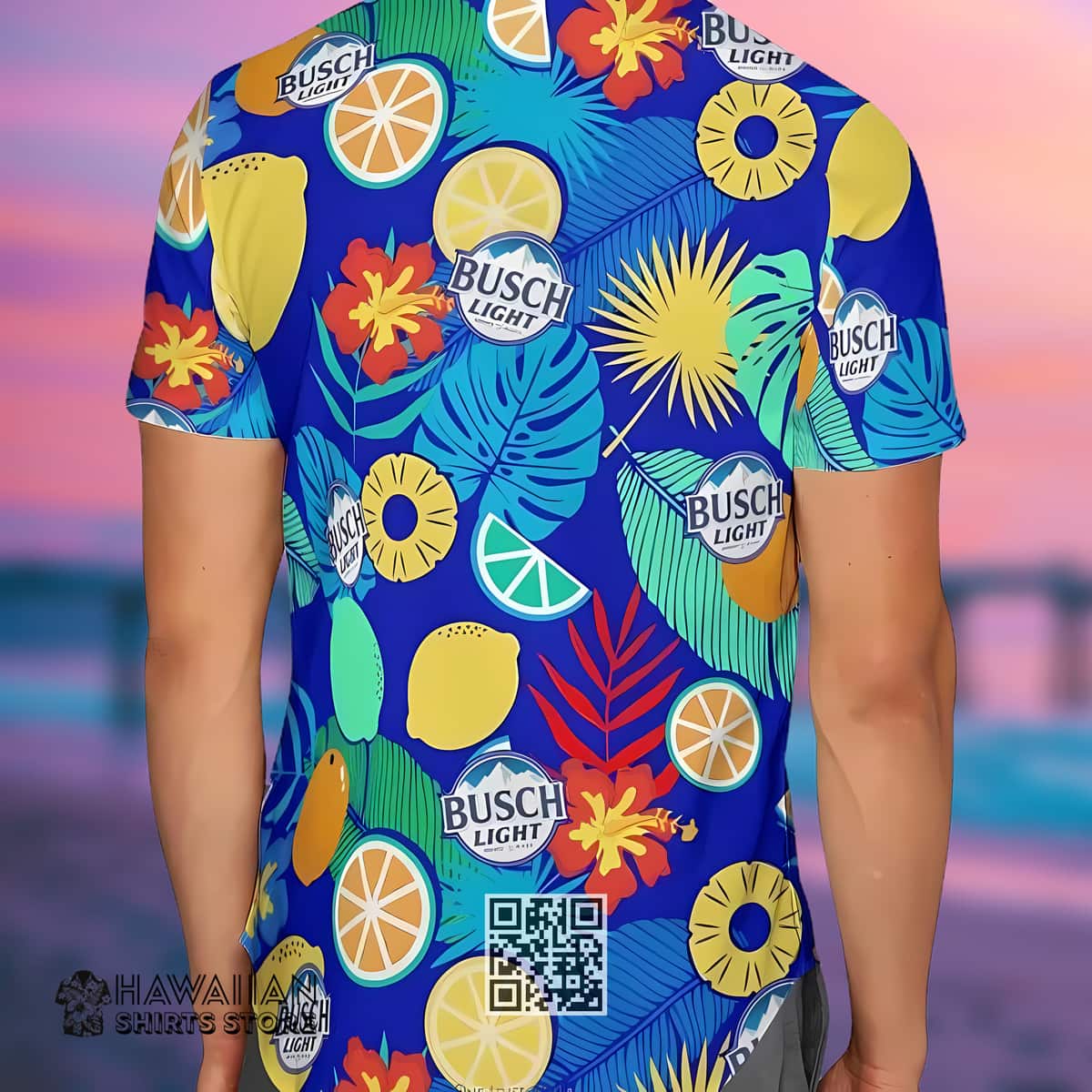 Busch Light Beer Hawaiian Shirt Tropical Pattern Gift For Summer Lovers Busch Light Beer Hawaiian Shirt Tropical Pattern Gift For Summer Lovers