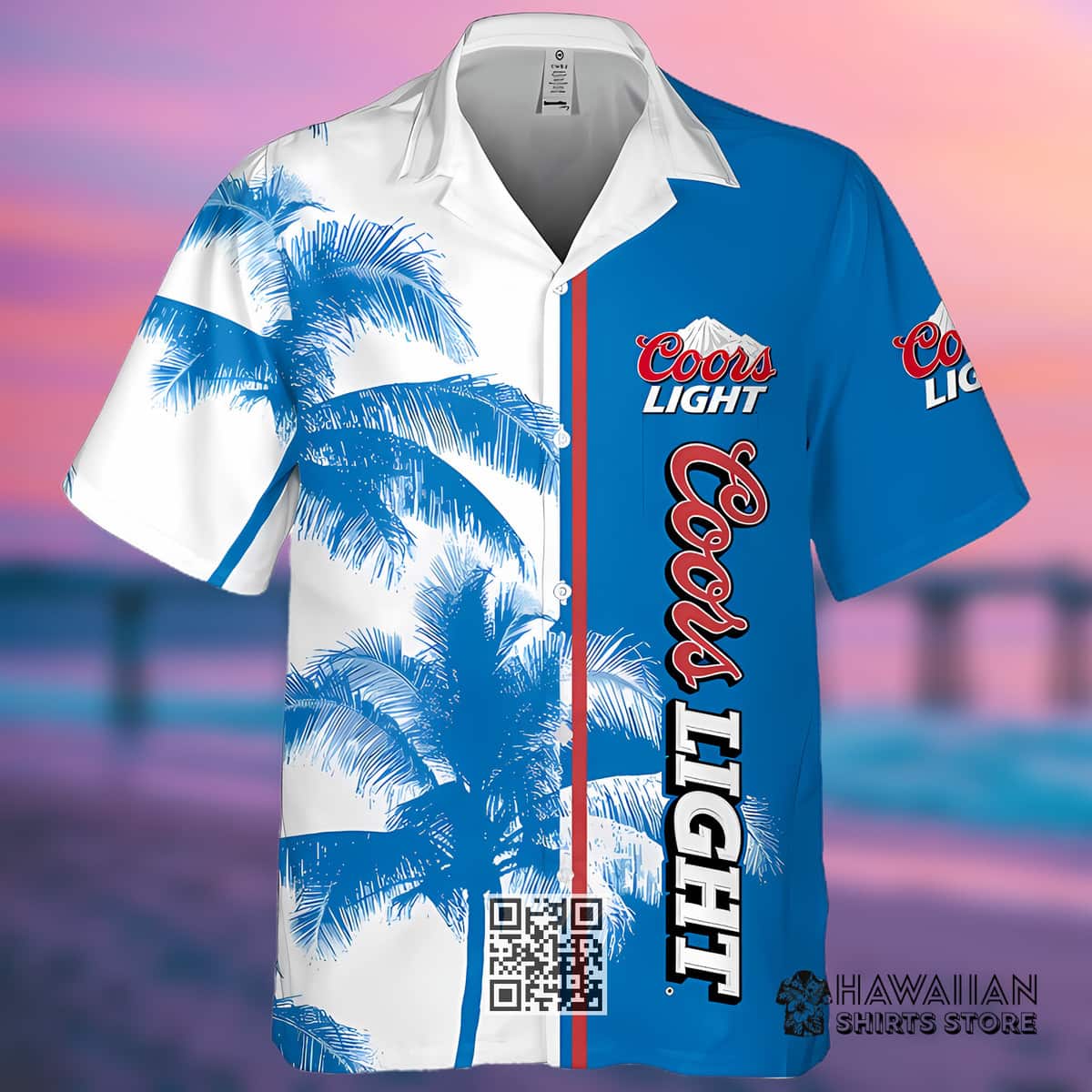 Coors Light Hawaiian Shirt Palm Tree Best Gift For Beer Lovers Coors Light Hawaiian Shirt Palm Tree Best Gift For Beer Lovers