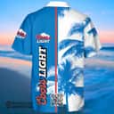 Coors Light Hawaiian Shirt Palm Tree Best Gift For Beer Lovers Coors Light Hawaiian Shirt Palm Tree Best Gift For Beer Lovers