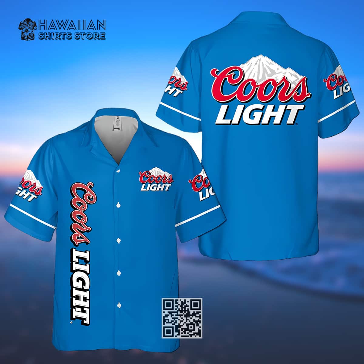 Coors Light Hawaiian Shirt Beer Lovers Gift