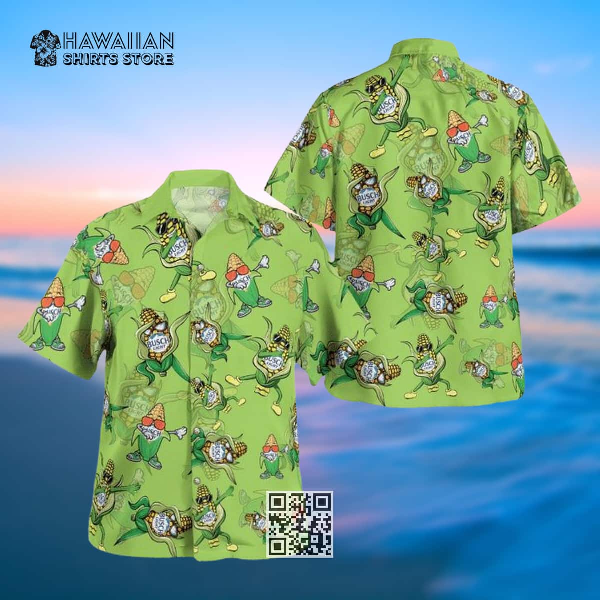 Busch Light Hawaiian Shirt Funny Dancing Corn Best Gift For Beer Lovers Busch Light Hawaiian Shirt Funny Dancing Corn Best Gift For Beer Lovers