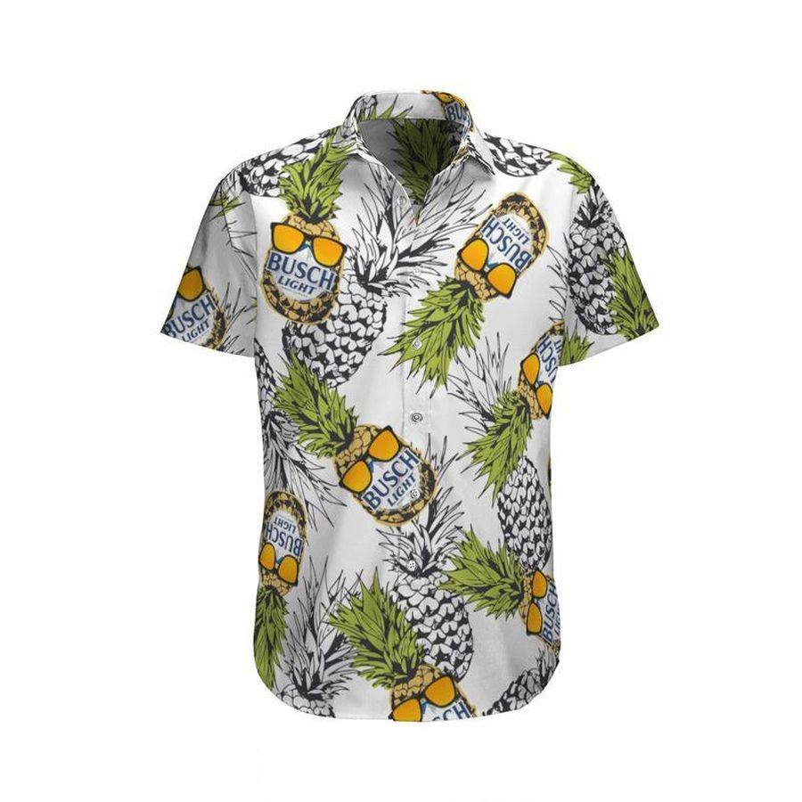 Busch Light Hawaiian Shirt Funny Cool Pineapple Gift For Beer Lovers