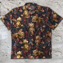 Funny Ted Bear Drinking Bud Light Beer Hawaiian Shirt Funny Ted Bear Drinking Bud Light Beer Hawaiian Shirt