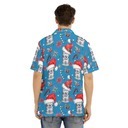 Busch Light Hawaiian Shirt Christmas Pattern Gift For Beach Lovers Busch Light Hawaiian Shirt Christmas Pattern Gift For Beach Lovers
