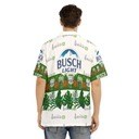 Busch Light John Deere Hawaiian Shirt Pineapples Tropical Leaves For The Farmers