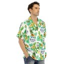 Busch Light John Deere Hawaiian Shirt Tropical Fruit And Flora