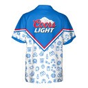 Coors Light Hawaiian Shirt Beer Pattern Coors Light Hawaiian Shirt Beer Pattern