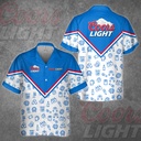 Coors Light Hawaiian Shirt Beer Pattern Coors Light Hawaiian Shirt Beer Pattern