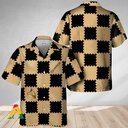 Classic Gingham Guinness Hawaiian Shirt Birthday Gift For Beer Lovers