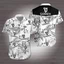 Black And White Guinness Hawaiian Shirt Tropical Flora Beach Lovers Gift Black And White Guinness Hawaiian Shirt Tropical Flora Beach Lovers Gift